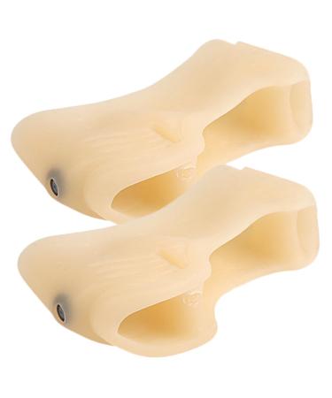 Healeved 1 Pair Magnetic Toe Splitter Thumb Protector Para U as Foot Protectors for Feet Big Toe Brace Toe Stretcher Big Toe Splint Magnet Toe Orthotic Separator Restore Toes