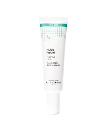Purifying Fluid - Zinc Face Cream for Women and Men - Fast Absorbing Face Cream for Redness and Blemish Prone Skin - Hypoallergenic for All Skin Types - Natural Organic Vegan - 1 oz