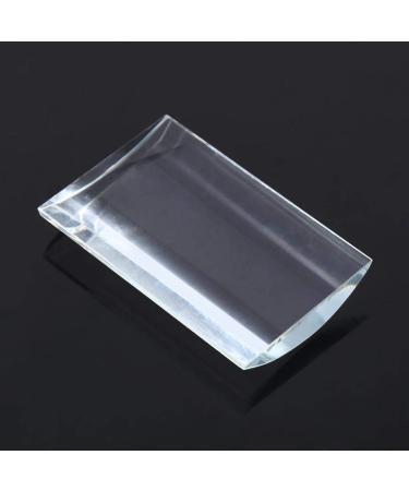Curved Glass Eyelash Pad - Large Volume Extension Stand & Adhesive Palette for False Eyelashes - Buy Online on SooperMarket.com
