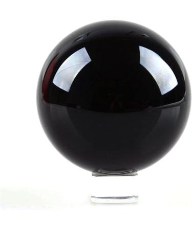Natural Crystal Rough Natural Sphere 1pc Large Natural Obsidian Polished Quartz Sphere Black Crystal Balls (Color : 95-105mm) - Buy Online on SooperMarket.com
