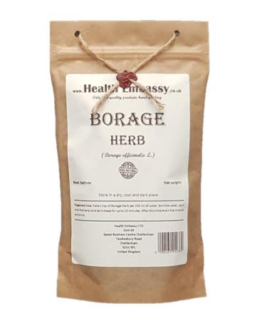 Health Embassy Borage Herb Tea | Borago Officinalis L | Bourrache Herbe Tisane 50g