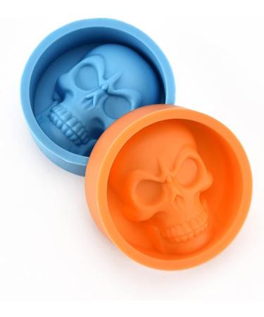 KICHOUSE Orange Baking Cake Pattern Food Skull Mini Grade Molds DIY Candy Silicone Jelly - Buy Online on SooperMarket.com