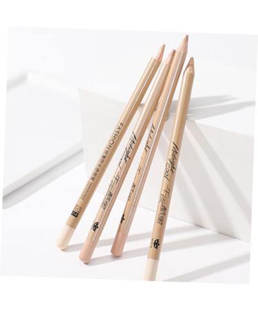 MUSISALY 4pcs Concealer Pen Eye Brightener Concealer Korean Concealer Pot Concealer Wooden White - Buy Online on SooperMarket.com