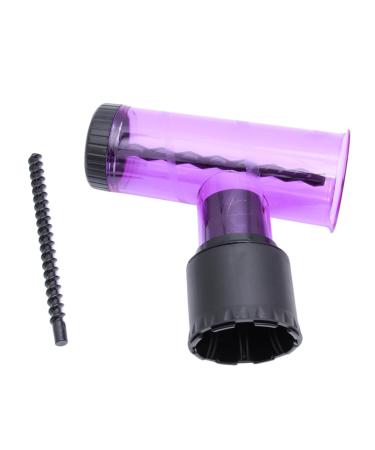 Baluue Dryer Mouth Cover Electric Hot Rollers Heating Hair Straighteners Hairdressing Roller Purple 18*8.5cm Purple