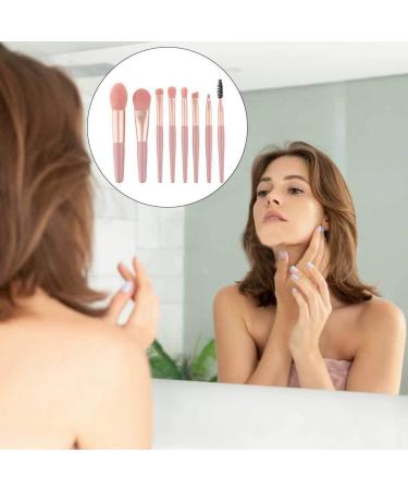 Dajidafu 8 Pieces/Set Makeup Brush Eye Shadow Foundation Brushes Portable Eyebrow Eyelash Concealer Make Up Tools Learner - Buy Online on SooperMarket.com