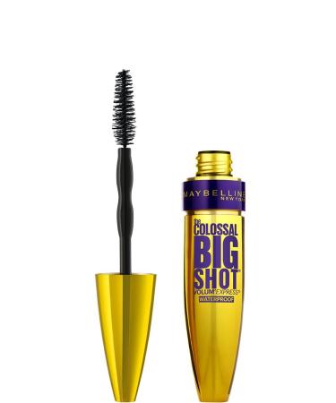 Maybelline New York Volum' Express The Colossal Big Shot Waterproof Mascara  Brownish Black  0.32 fl. oz. 1 Count (Pack of 1) Waterproof Brownish Black