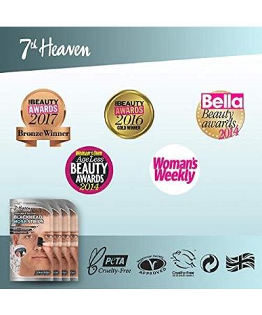 7th Heaven Men's Nose Strips with Charcoal and Tea Tree to Unclog Blocked Pores Pull Out Blackheads & Remove Dead Skin Black 3 Count - Buy Online on SooperMarket.com