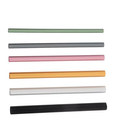 Nail Tip Form Rod 5 Box Acrylic Nail C Curve Shaping Stick Aluminum UV Gel Nail Tip Shaping Rod Tube for Nail Extension