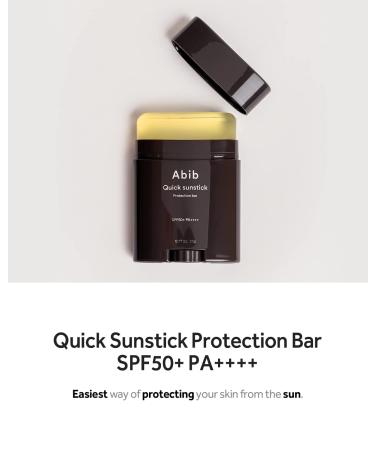 Abib Quick Sunstick SPF50+ PA++++ 22g - Convenient Protection Bar - Buy Online on SooperMarket.com