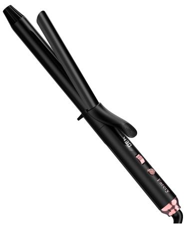 Long Barrel Curling Iron 1 Inch Extra Long Curling Iron for Thin Hair Ceramic Curling Iron Infused Argan Oil & Keratin Long Lasting Styling 11 Adjustable Temp Include Clips & Silicone Pad
