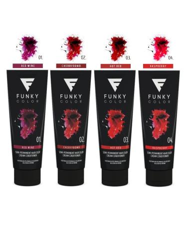 Funky Color Lemon 15 - Semi-Permanent Hair Dye | Vibrant Colors (28 Shades) for Bold Hair Transformations - Buy Online on SooperMarket.com