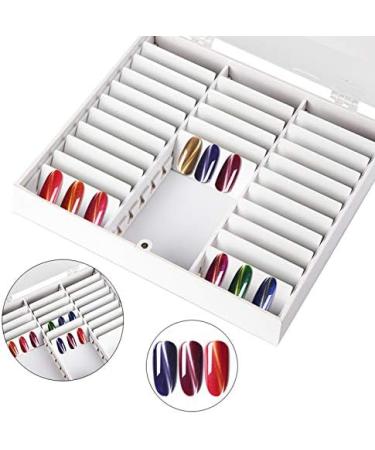 Pcivzxam Nail Storage Box Nail Tips Color Display Holder Nail Decoration Storage Box for Nail Decoration Container Display - Buy Online on SooperMarket.com