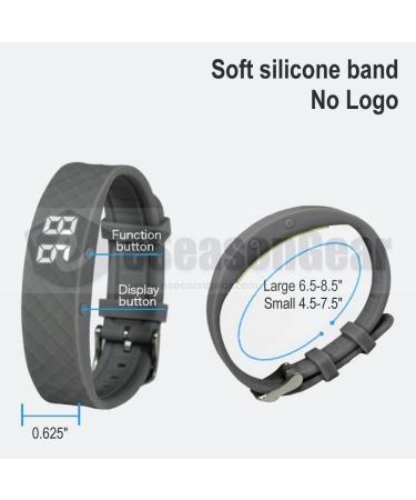 eSeasonGear VB80 Alarm Vibrating Watch Red-Small | ADHD Medication Reminder | Silent Vibration Shake Wake | Small/Large Sizes - Buy Online on SooperMarket.com