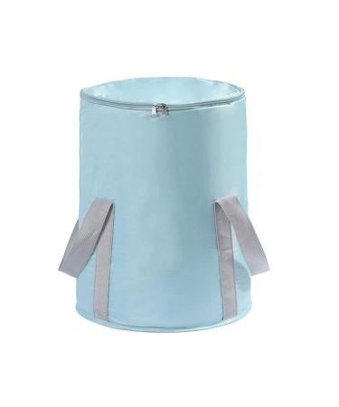 predolo foot wash bag thermal insulation foot bath bucket for picnic travel blue