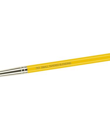 Bdellium Tools Studio Series 783 Small Tapered Blending Brush - Professional Makeup Brush for Eyeshadow Application & Blending - Soft Synthetic & Natural Fibers (Yellow - Buy Online on SooperMarket.com