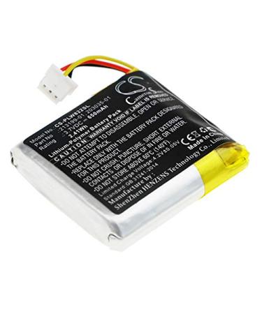 480mAh Replacement Battery for Savi 8220 Savi W8220 B8200 208769-02 208769-01 203055-01 213199-01 203035-01 (3.7V)