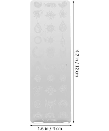 Beaupretty 4 Leaves Nail Stamp Board - Vintage Nail Art Stamps & Templates for Stunning Manicures | International Shipping Available - Buy Online on SooperMarket.com