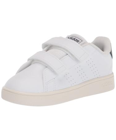 adidas Boy's Unisex Kids Advantage Cf I Sneaker Child 4 Big Kid White Ink Cloud White