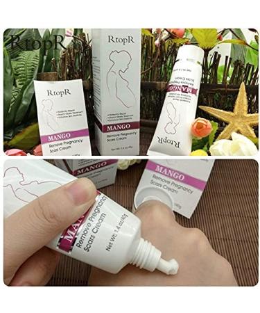 RtopR Mango Stretch Marks & Scar Cream - Pregnancy Safe Moisturizer - 80g (Pack of 2) - Buy Online on SooperMarket.com