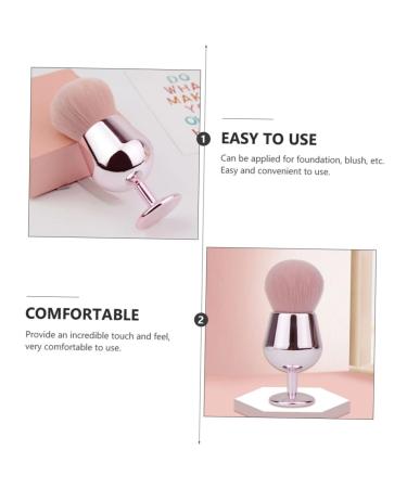 Buy Didiseaon Blush Brush - Travel Makeup Brush for Highlighter & Setting | Fluffy Fiber Wool Tool in Miss Hebei Pink - Buy Online on SooperMarket.com