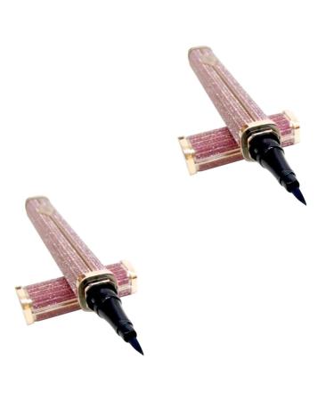 Beavorty 2pcs Eyeliner Liquid Liner Lash Glue Pen Eye Makeup Black Makeup Make up Kit Miss No Smudge