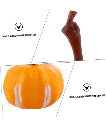 IMIKEYA Dove Cage Outdoor 20pcs Simulated Mini Pumpkin Simulation Pumpkin Halloween Pumpkin Decoration Simulation Small Pumpkin Wreath Fake Pumpkin Foam Propane Adaptor Yellow 2.2X3.4CM - Buy Online on SooperMarket.com