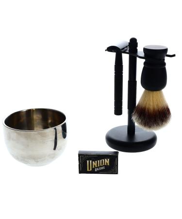 Union Razor MBGS1 Mens Shaving Kit 5-piece Gift Set With Razor Essentials And Replacement Blades Mbgs1