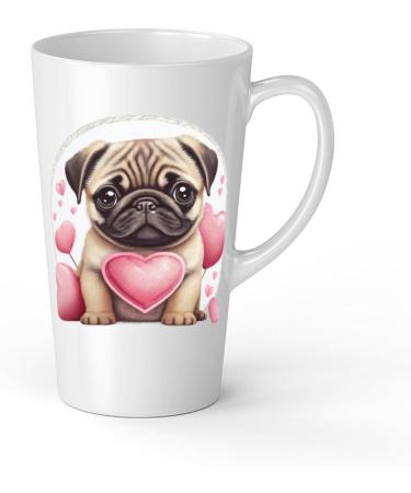 White Ceramic Baby Carlin Mug - Large 483 ml Perfect for Hot Chocolate or Milk Fun and Easy to Use - Buy Online on SooperMarket.com