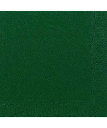 Duni napkins 33 x 33 cm 1/4 F 3-ply hunter green hunter green 1546