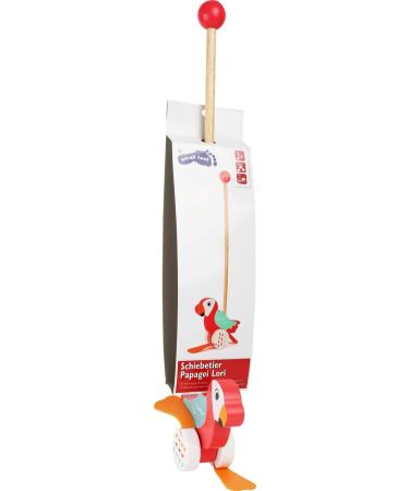 Buy Small Foot Wooden Push Toy Parrot Lori | Baby Walking Aid for Toddlers 18 Months+ - Buy Online on SooperMarket.com
