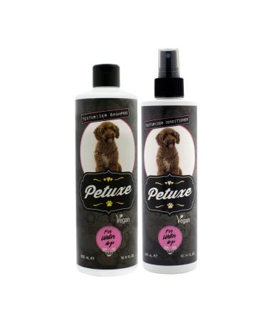 Petuxe Pet Pack Shampoo + Conditioner for Water Dogs Vegan Deep Wash