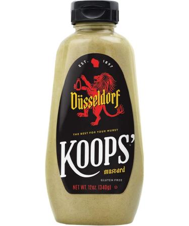 Koops' Dsseldorf Mustard, 12 oz. Bottle, 2-Pack