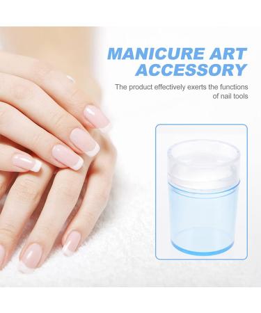 Beaupretty Clear Jelly Nail Art Stamper Kit - Double-Sided Silicone Punch & Scraper 3 Set (Random Color) - DIY Nail Art Tools for Perfect Designs - Buy Online on SooperMarket.com