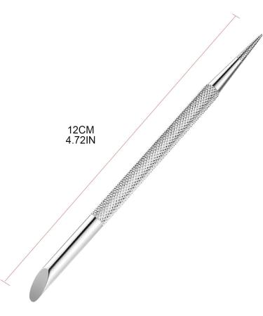 Stainless Steel Cuticle Pusher Nail Dotting Pen Nail Care Tool Double Ended Manicure Cuticle Remover Cleaner Nail Dotting Pen Set Nail Dotting Pens For Nail Art Nail Dotting Pen And Brushes - Buy Online on SooperMarket.com