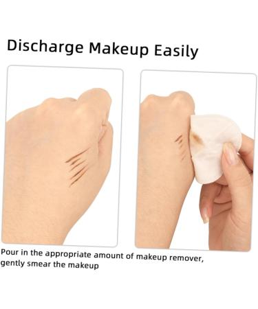 FRCOLOR 300 Pcs Reusable Cotton Rounds | Thick Overlock Face Pads & Nail Polish Remover | Eco-Friendly Non-Woven Travel Pads - Buy Online on SooperMarket.com