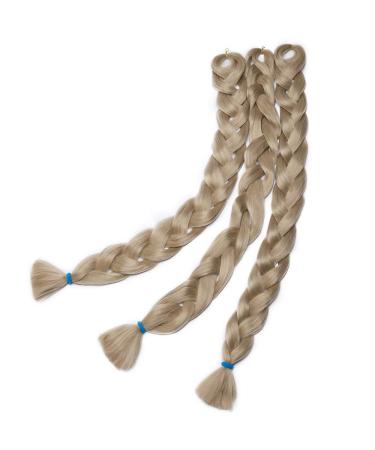 Tess Braids Extensions - Art Hair Crochet Jumbo Braids 1PC 165g | Mittelblond 100cm | Synthetic Braiding Hair #24 - Buy Online on SooperMarket.com
