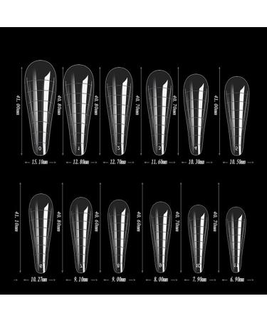 120pcs Poly Nail Extension Forms - Full Cover Dual Tips for Acrylic & Poly Gel Manicures - Buy Online on SooperMarket.com