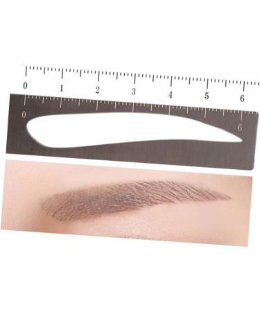 SKISUNO Eyebrow Ruler for Reusable Positioning Eyebrow Three-point Balance Stencil Kit Ruler One-word Caliper Eyebrows - Buy Online on SooperMarket.com