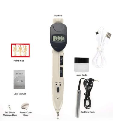Acupuncture Pen for Pain Relief Electronic Acupuncture Pen Pain Relief Therapy USB Rechargeable Meridian Energy Pulse Laser Acupuncture Pen - Buy Online on SooperMarket.com