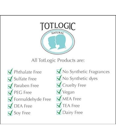 TotLogic Lavender Bliss Baby Shampoo 8 oz - Sulfate-Free, No Phthalates, No Formaldehyde, Infused with Natural Antioxidants and Botanicals - Buy Online on SooperMarket.com