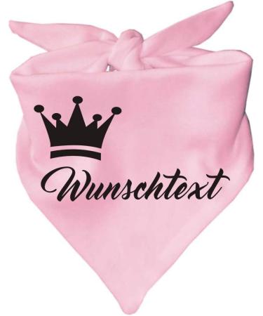 Personalized Pink Dog Triangular Scarf - Custom Motif | Size 1 (55 cm) | Eco-Friendly Pet Accessory - Buy Online on SooperMarket.com