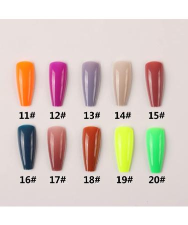 kawehiop 24 Pieces Extra Long Press on Nails Artificial DIY Solid French Graceful Colour-fast Nail for Manicure Salons Art - Buy Online on SooperMarket.com