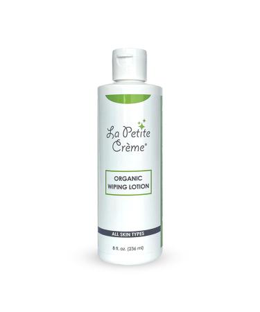 La Petite French Premium Wiping Lotion (8 oz) - Alternative to Wet Wipes for Better Bathroom Experience - Skin Cleanser & Moisturizer - Flushable - USDA Certified Organic and EWG Verified