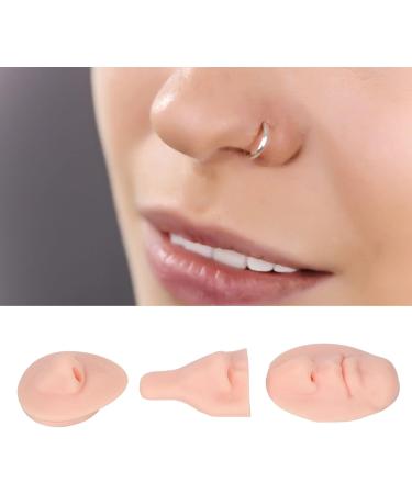 Silicone Nose Model Kit Simulation 3D Soft Exercise Nose Model Nose Seam Teaching Exercises (Light Beige) - Buy Online on SooperMarket.com