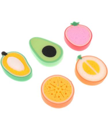IYSHOUGONG Cute Fruit Shaped Bath Sponge - Ultra Soft Body Wash Sponge for Shower - Assorted Fruits Style 8 - Buy Online on SooperMarket.com