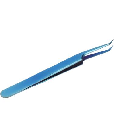 Eyelash Tweezers - Ergonomic Stainless Steel Slanted Tweezers for Nail Technicians | Ideal for Home Use - Buy Online on SooperMarket.com