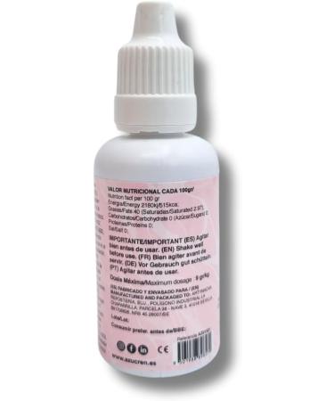 Azucren Oil Based Food Gel Colouring Pink Ideal for Chocolate Buttercream and Cream 30 G - Buy Online on SooperMarket.com