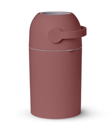 Magic Baby Diaper Pail Patented Odor-Stop System Use Any Garbage Bag One Hand Free Lever 4 Rolls of Bag incld. (Clay)