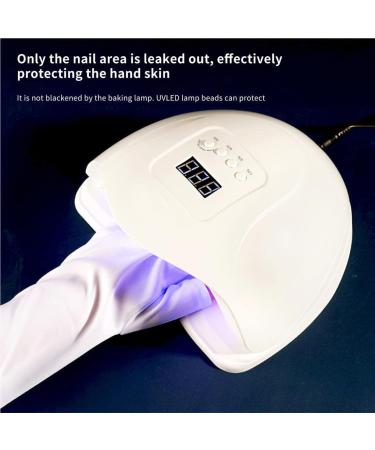 dijiusidy 1 Pair Manicure Protection Glove Hands Sun-proof Protector Non-slip Nail Art Gloves for Professional Short - Buy Online on SooperMarket.com