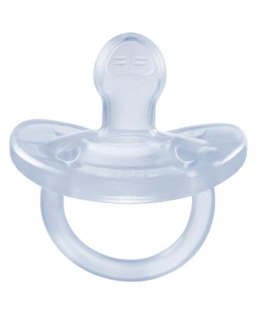 Chicco PhysioForma Soft Silicone Pacifier (16-36 Months) - Blue 4 Pack | Promotes Physiological Breathing - Buy Online on SooperMarket.com